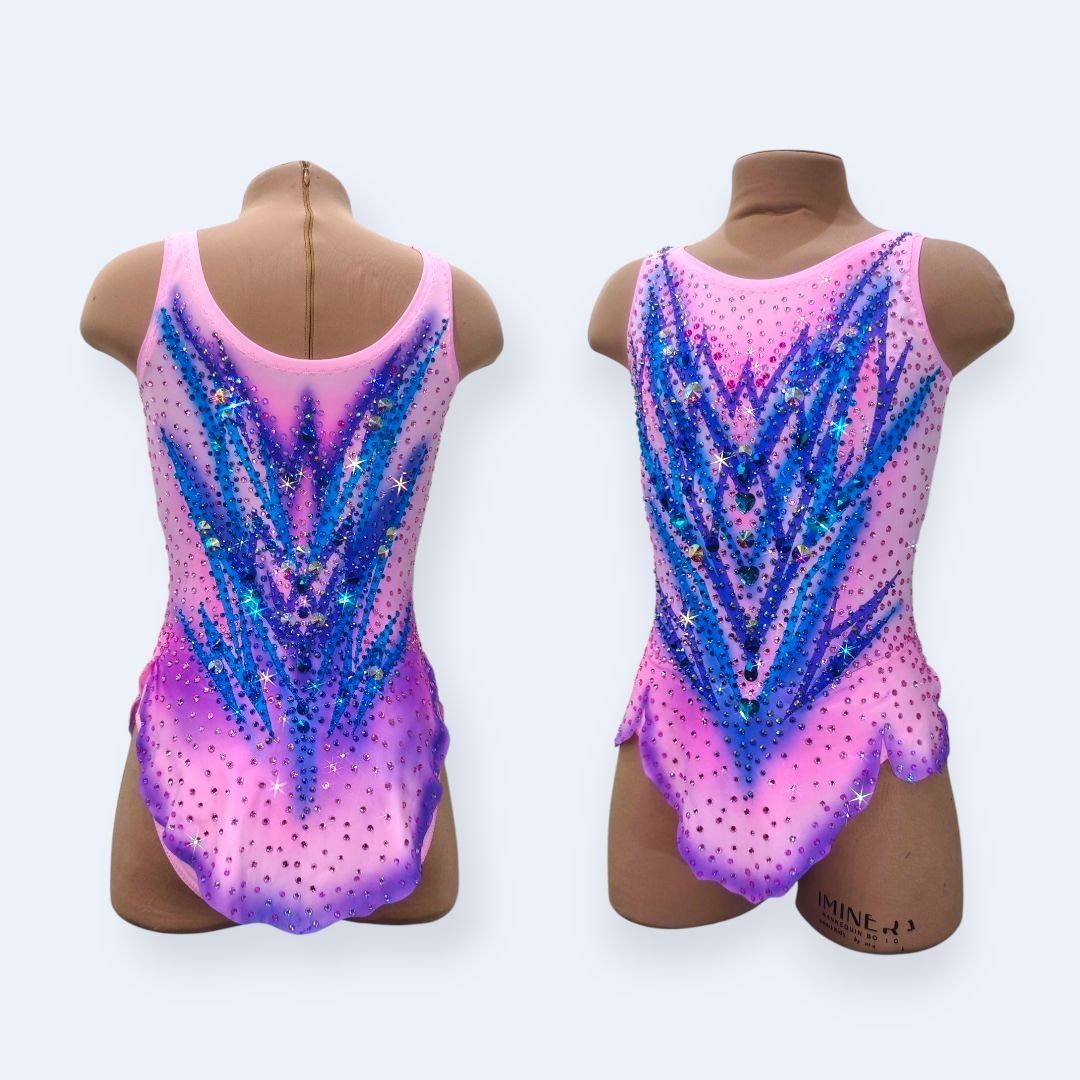 New author's leotard «Sapphire Dream» 145-150